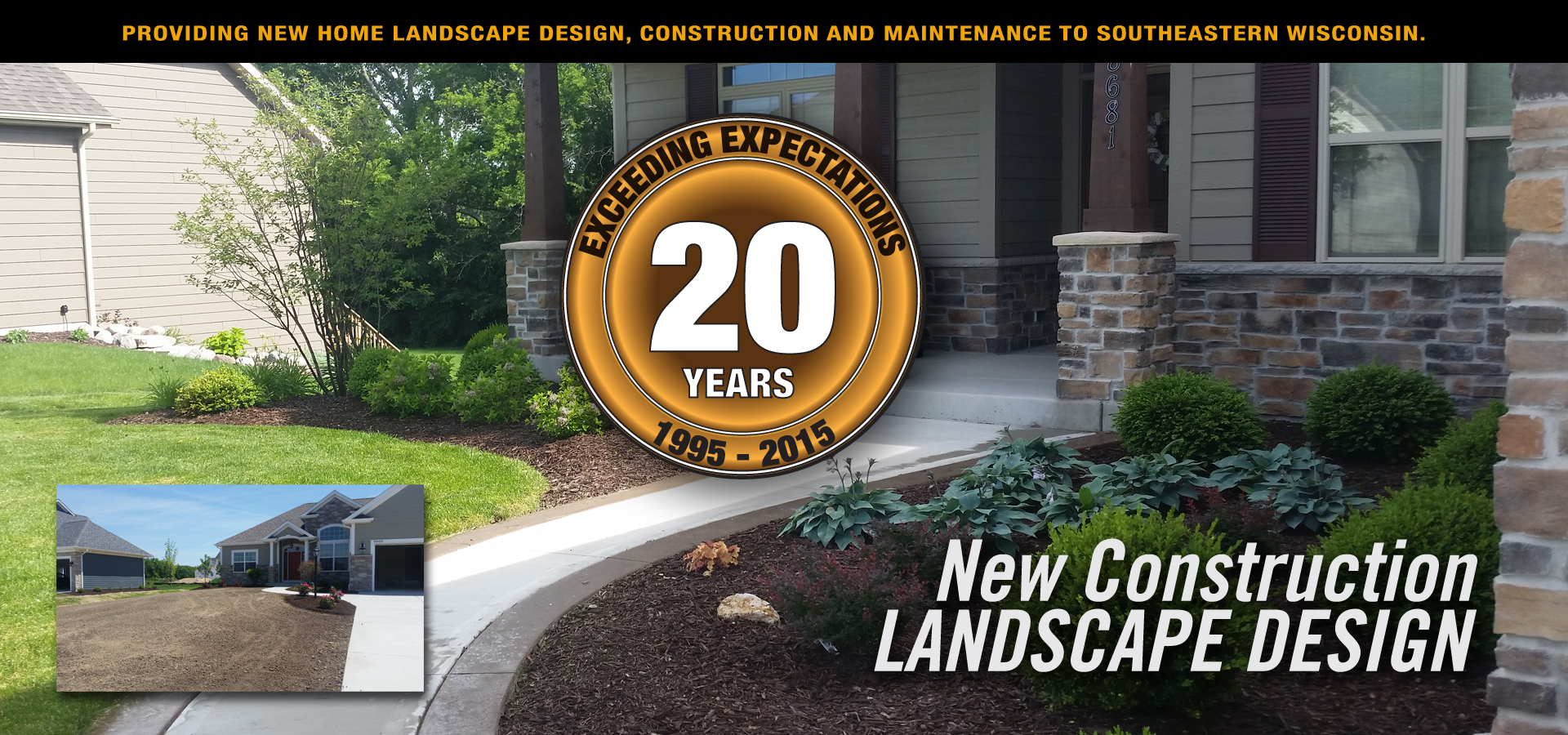 we design and build custom landscaping whether new or existing